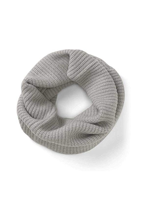 Tom Tailor Écharpe en tricot pour femme - Gris - One Size