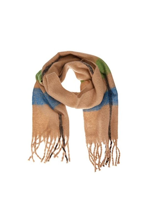 ICHI Iaedgii SC Echarpe, 166138/Kelly Green, Taille Unique Femme