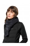 Jack Wolfskin Mixte Vertigo Echarpe, Noir, Taille unique EU