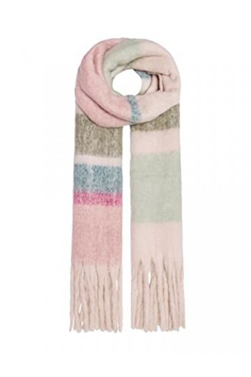 ONLY ONLTESS Life Scarf CC Echarpe, Perle/détail : Stripes, Taille Unique Lot de 30 Femme