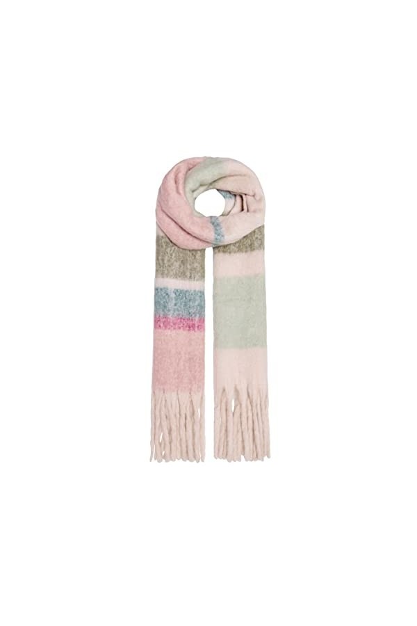ONLY ONLTESS Life Scarf CC Echarpe, Perle/détail : Stripes, Taille Unique Lot de 30 Femme