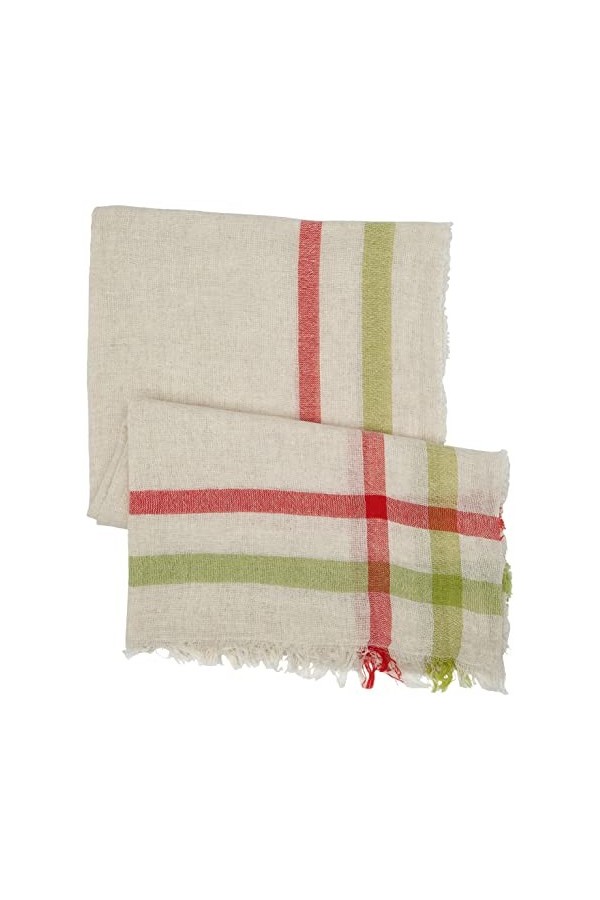 United Colors of Benetton Echarpe 6ricdu00c Foulard, Multicolore 68 c, Taille Unique Lot de 2 Femme