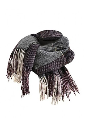 KRIPINC Echarpes et Foulards Femme Plaid, Echarpe Femme Cachemire, Écharpe Tartan, Écharpe à Carreaux, Grande Echarpe Femme C