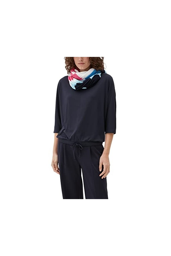 s.Oliver Snood Tour de Cou, Blue, Taille Unique aux Femmes