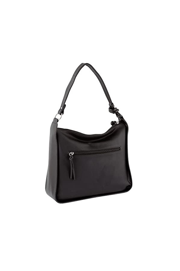 TOM TAILOR Cori, Sac bandoulière Femme, Noir
