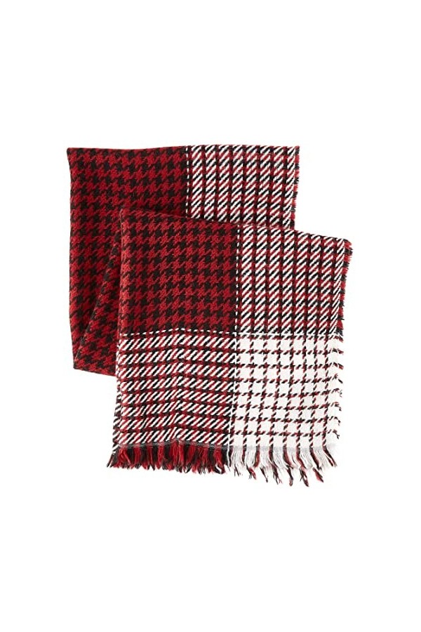 United Colors of Benetton ÉCHARPE 6GVPD5314, Beige 907, OS Lot de 2 Femme