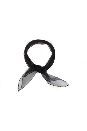 Mytoptrendz® - Écharpe carrée en mousseline de soie pour femmes et filles - Écharpe transparente unie et légère dans de nombr