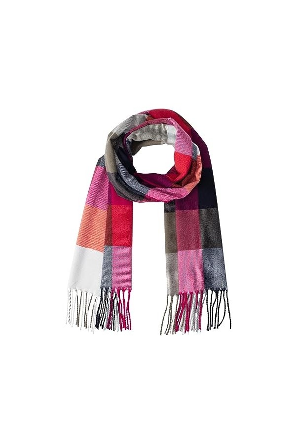 camel active 307440/2V44 Écharpe, Orange, Taille Unique Femme