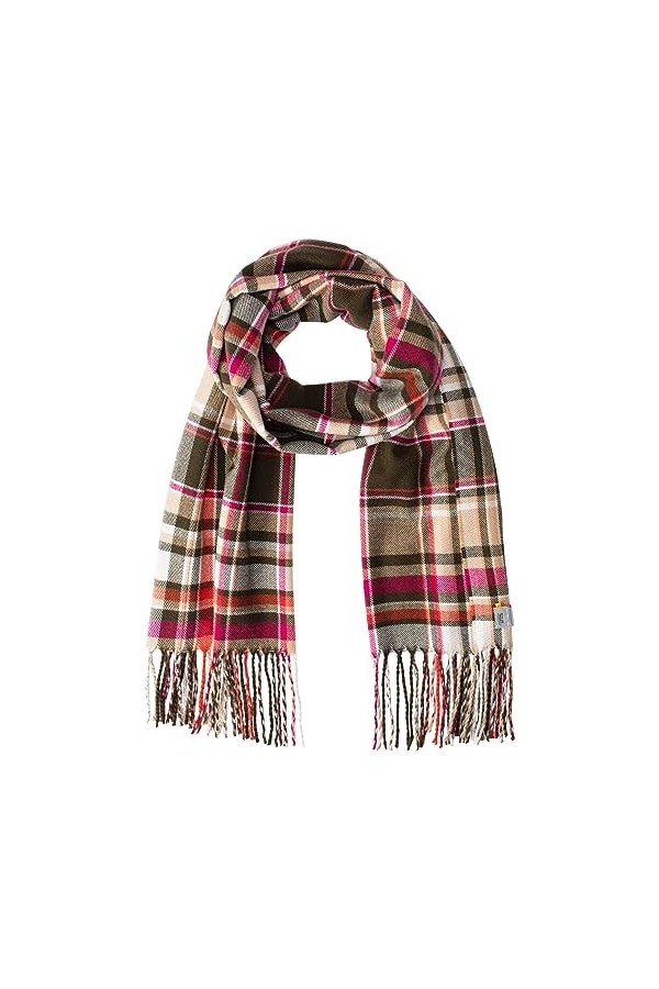 camel active 307440/2V44 Écharpe, Orange, Taille Unique Femme