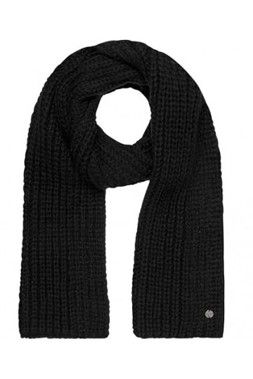 Tamaris Zorge Écharpe, Jet Black, Taille Unique Femme