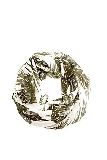 s.Oliver Snood Écharpe Tendance, 02a1 White AOP, 1 Femme
