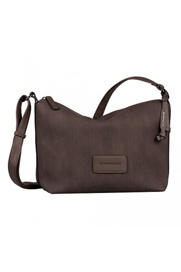 TOM TAILOR Genia, Sac bandoulière Femme, Marron foncé, Taille Unique