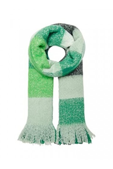 ONLY Écharpe pour femme OnlJacky Life tissée à carreaux, Racing Rouge., taille unique