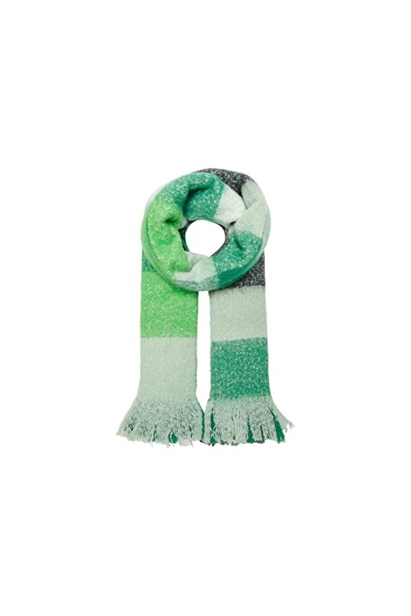 ONLY Écharpe pour femme OnlJacky Life tissée à carreaux, Racing Rouge., taille unique