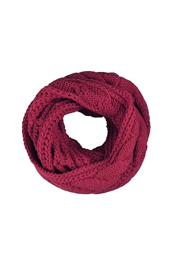 Fletion Echarpe tour de cou en laine chaude unisexe hiver - jaune - One Size