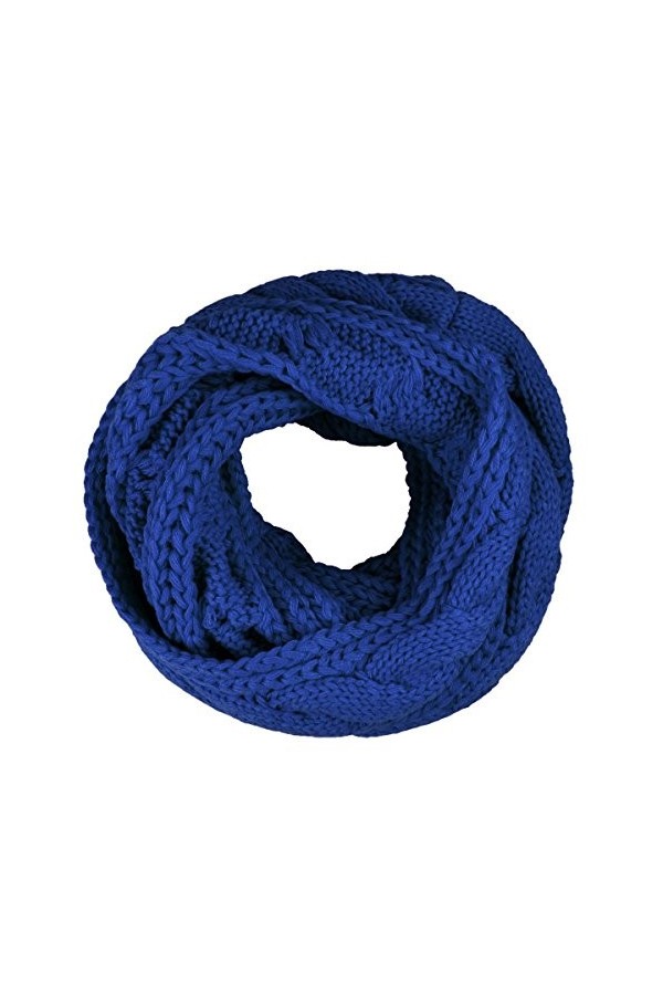 Fletion Echarpe tour de cou en laine chaude unisexe hiver - jaune - One Size