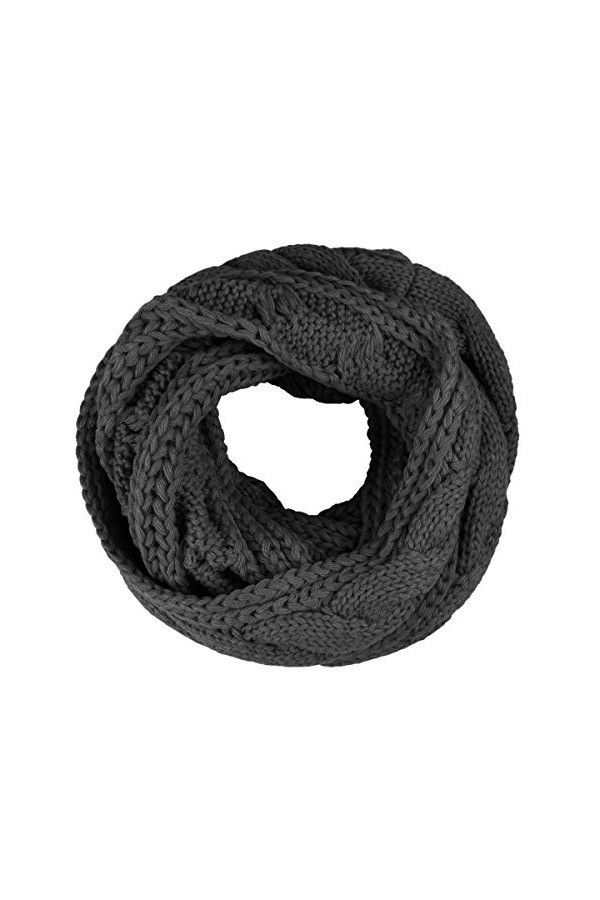 Fletion Echarpe tour de cou en laine chaude unisexe hiver - jaune - One Size