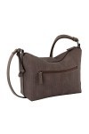 TOM TAILOR Genia, Sac bandoulière Femme, Marron foncé, Taille Unique