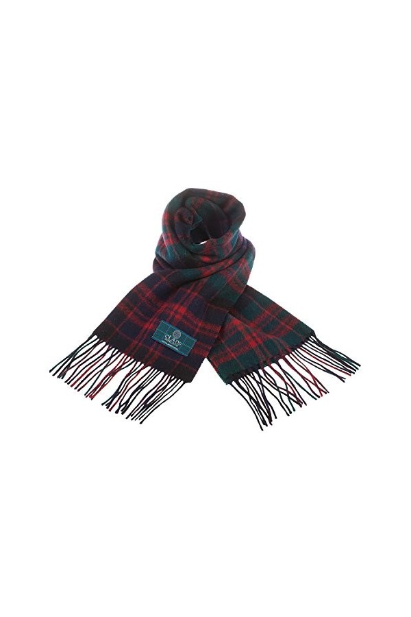 Écharpe écossaise en laine pure Clans Of Scotland - Multicolore - Taille unique
