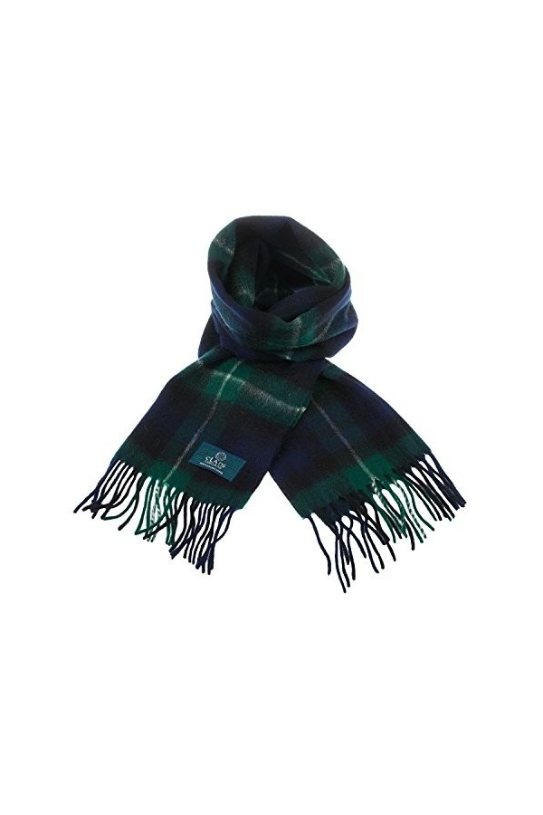 Écharpe écossaise en laine pure Clans Of Scotland - Multicolore - Taille unique