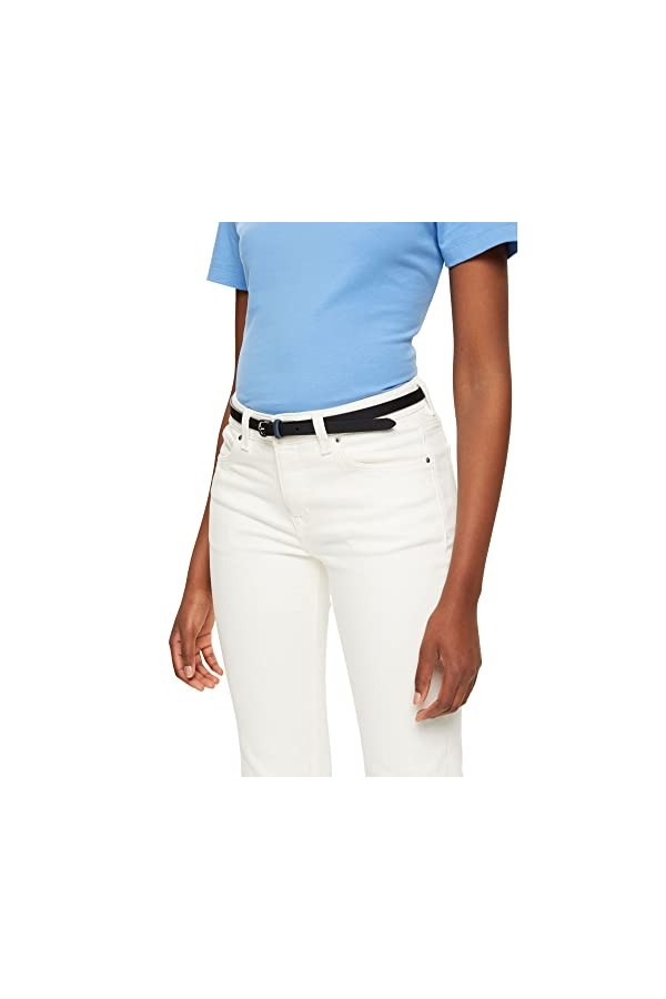 ESPRIT 013ea1s302 écharpe de Mode, Noir, 100 cm Femme