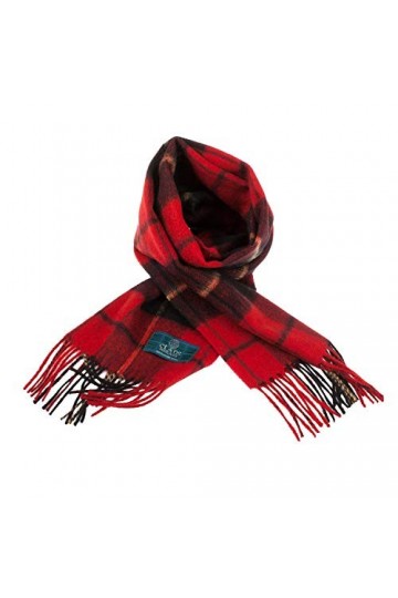 Écharpe écossaise en laine pure Clans Of Scotland - Multicolore - Taille unique