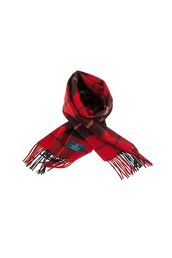 Écharpe écossaise en laine pure Clans Of Scotland - Multicolore - Taille unique
