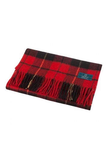 Écharpe écossaise en laine pure Clans Of Scotland - Multicolore - Taille unique