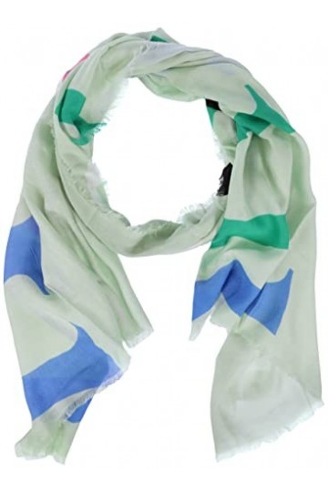 s.Oliver Écharpe, Bleu/Vert, 1 Femme