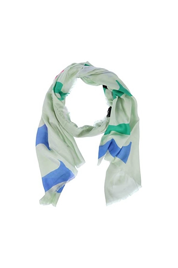 s.Oliver Écharpe, Bleu/Vert, 1 Femme