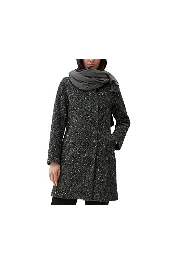 s.Oliver Écharpe, Gris, Taille Unique Femme