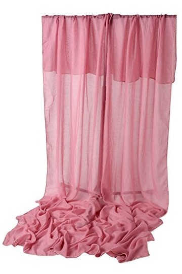 Etole écharpe XXL pour Femme Uni en viscose dans différents couleurs et tailles - rose - XXL