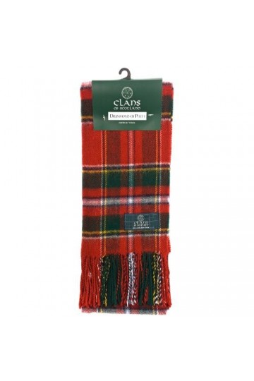 Écharpe écossaise en laine pure Clans Of Scotland - Multicolore - Taille unique