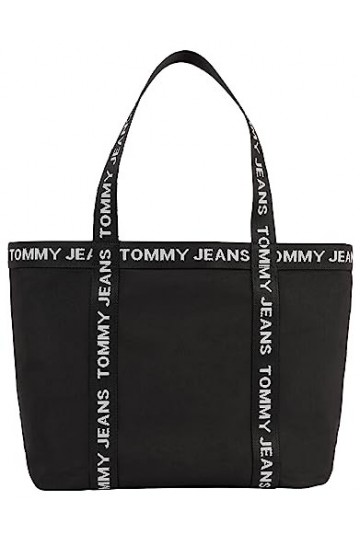 Tommy Hilfiger Tjw Essentials Sac fourre-tout, noir, taille unique, Noir, Taille unique, Décontracté