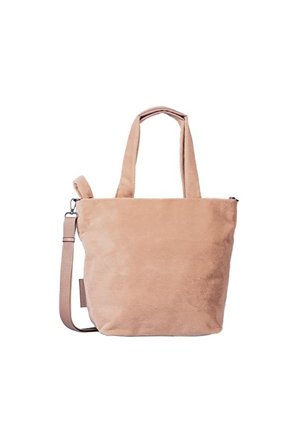 TOM TAILOR Sac de transport Klara zippé pour femme, Noir mélangé, L, Moderne