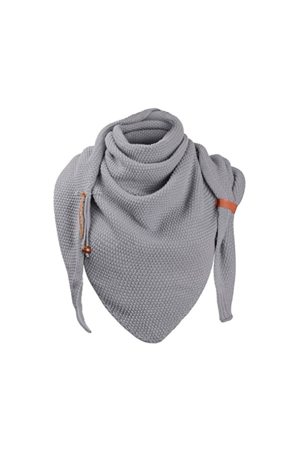 Xnova Triangle Écharpe Femme Hiver Automne, Foulard Tricoté Chaude et Douce Réchauffante avec Épingle, Grosse Écharpes Chale 