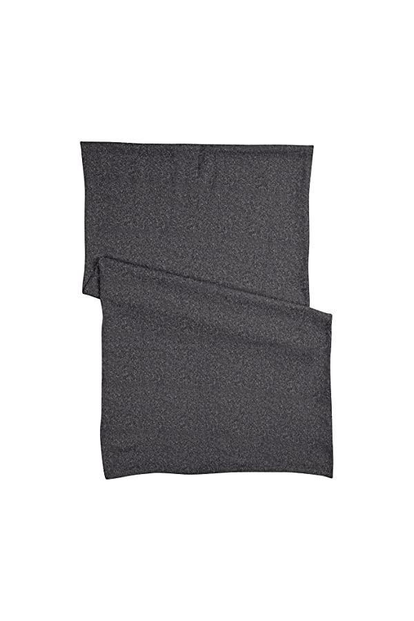 PIECES PCDEBBIE Wool Long Scarf Noos BC Écharpe, Gris foncé mélangé, Taille Unique Femme