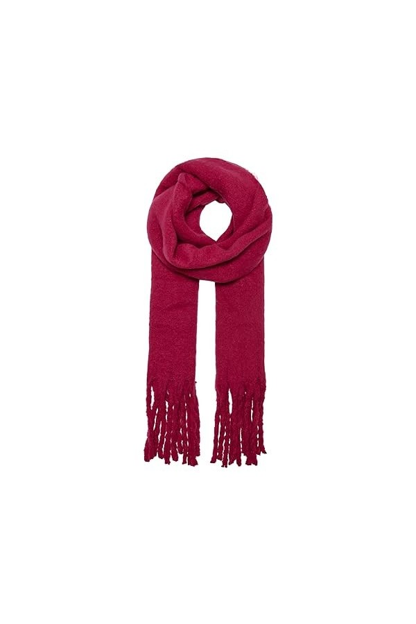 ONLY Écharpe Onlyseanna Life Scarf CC pour femme, Orange roux, taille unique