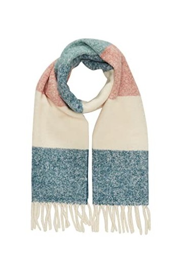 s.Oliver Schal Echarpe, Off-White Placed Print, 1 aux Femmes