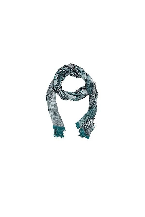 Esprit Accessoires 111ea1q303 charpe tendance, 375/Dark Teal Green, Taille unique Femme