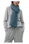 Q/S by s.Oliver 50.2.51.25.276.2124720 Écharpe, Bleu/Vert, 1 Femme