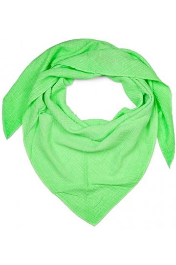 styleBREAKER 01020044 Écharpe triangulaire en mousseline de coton pour femme Couleur unie, Violet, taille unique