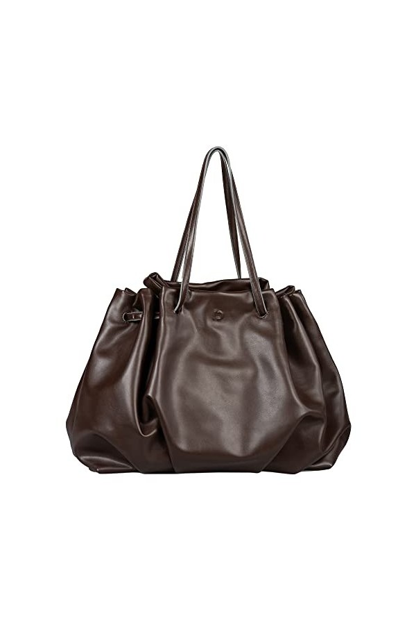 Tom Tailor Molli Shopper pour femme, marron foncé, L, Moderne