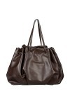 Tom Tailor Molli Shopper pour femme, marron foncé, L, Moderne