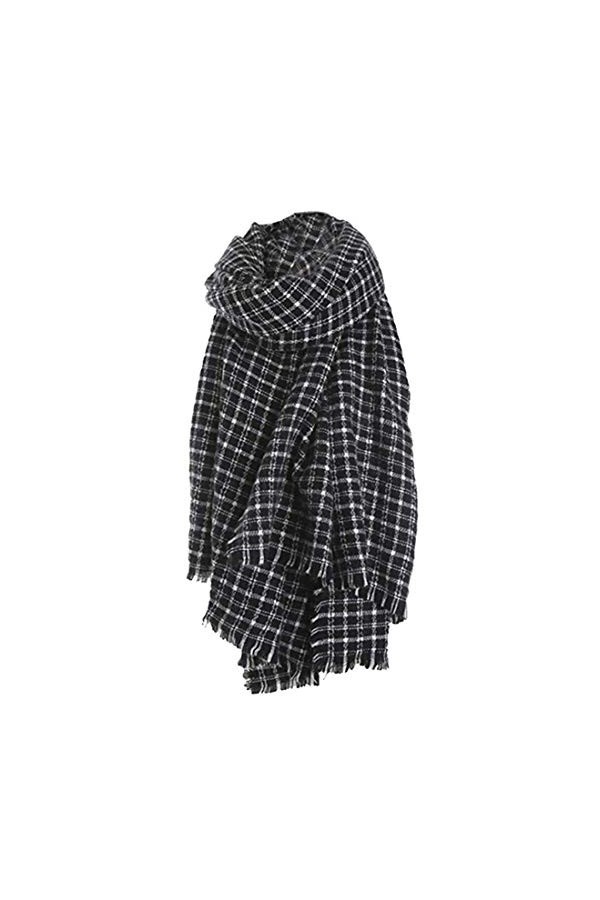 Sawekin Femme XXL Echarpe de Grande Taille Plaid Rectangulaire