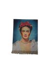 Écharpe viscose double impression Frida cadeau femme art mode écharpe foulard, multicolore, Taille unique