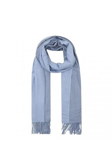 Ever Bloom Écharpe Femme 2 Couleurs Frange Longue Echarpe pour Hiver Automne Foulard Chaud et Élégant Foulards Femmes Filles 