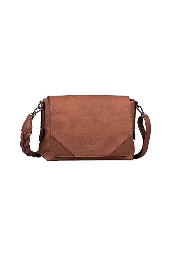 TOM TAILOR Wendy, Sac bandoulière Femme, Cognac