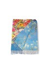 Écharpe viscose double impression Frida cadeau femme art mode écharpe foulard, multicolore, Taille unique