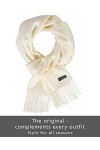 FRAAS Écharpe Cashmink 35 x 200 cm - Plus douce que le cachemire - Made in Germany - Écharpe unie pour femmes et hommes - Par